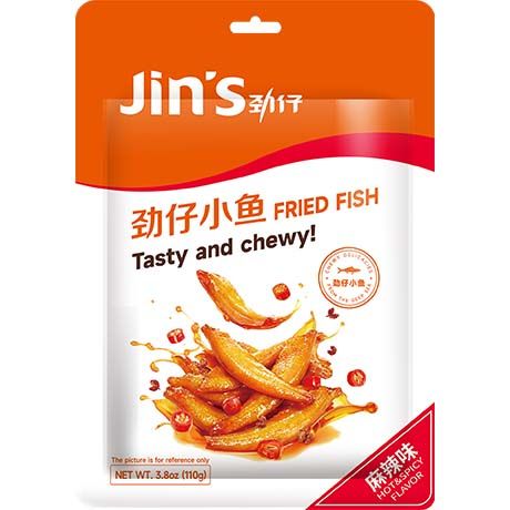 JINZAI Anchovis Snack Frittiert Würzig 110g - Panda-Panda Asia Shop by JEN