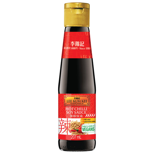 LEE KUM KEE Scharfe Chili Sojasoße 207ml - Panda-Panda Asia Shop by JEN