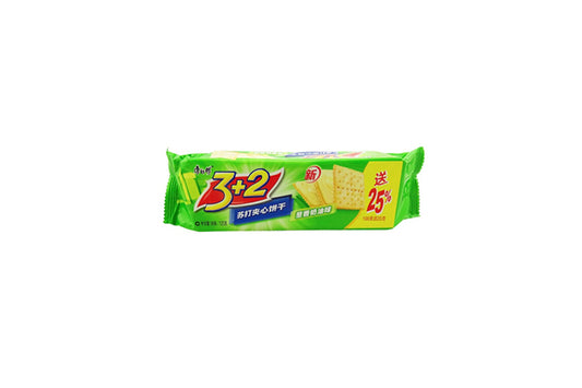 KSF 3+2 Scallion & Cream Flavor Biscuit 125g - Panda-Panda Asia Shop by JEN
