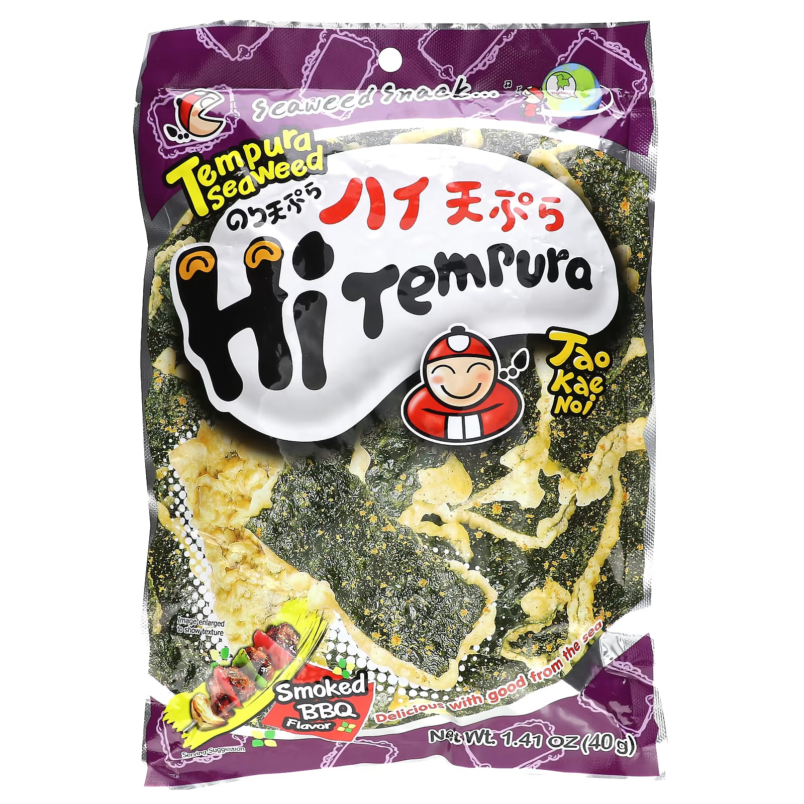 TAOKAENOI Tempura-Seetang geräuchert Bbq 40g - Panda-Panda Asia Shop by JEN