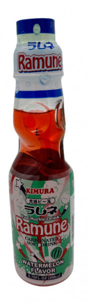 KIMURA KIMURA GANSO RAMUNE WATERMELON 200ml - Panda-Panda Asia Shop by JEN