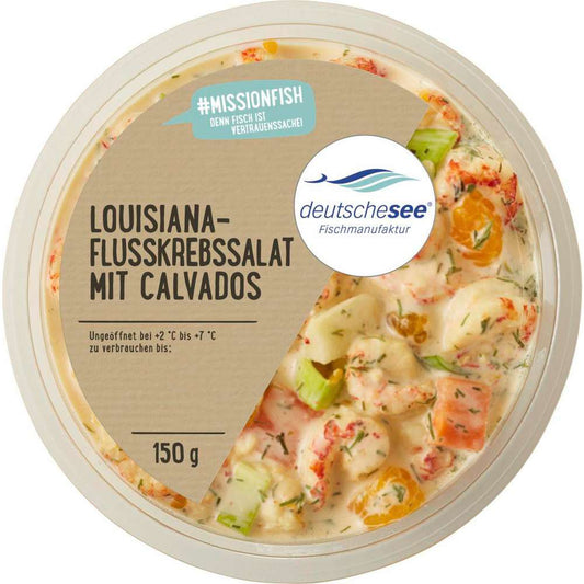DEUTSCHE SEE Louisiana-Flusskrebssalat mit Calvados 150g - Panda-Panda Asia Shop by JEN