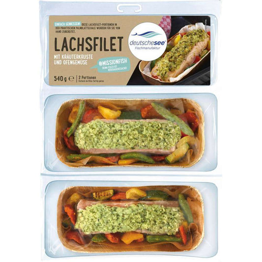 Lachs mit Kreuterkruste 500g - Panda-Panda Asia Shop by JEN