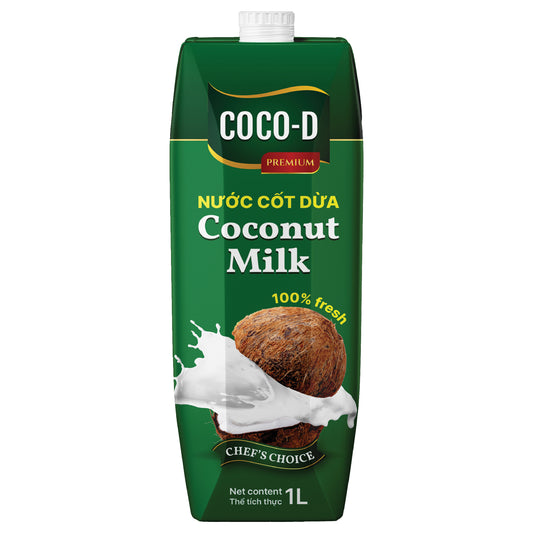 COCO-D Kokosnussmilch UHT 1l - Panda-Panda Asia Shop by JEN