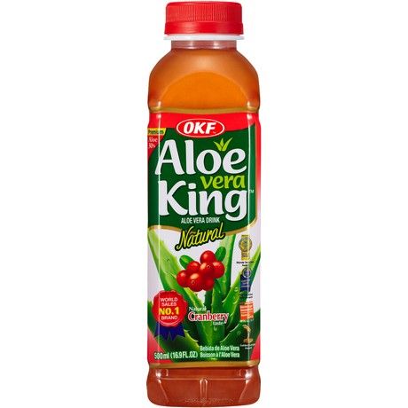 OKF Aloe Vera Getränk Cranberry 500ml - Panda-Panda Asia Shop by JEN