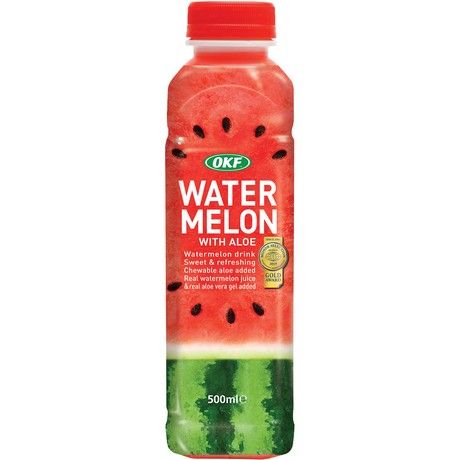 OKF Wassermelonen-Getränk mit Aloe 500ml - Panda-Panda Asia Shop by JEN