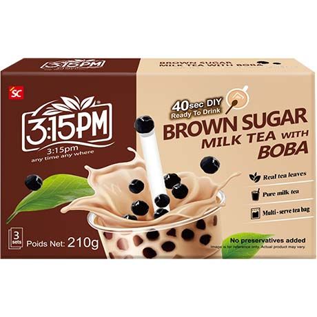 3:15 PM Bubble Milk Tea Brauner Zucker 210g - Panda-Panda Asia Shop by JEN