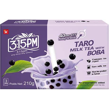 3:15 PM Bubble Milk Tea Taro 210g - Panda-Panda Asia Shop by JEN