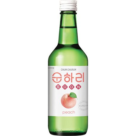 CHUM CHURUM Soju Pfirsich 12% Vol. 350ml - Panda-Panda Asia Shop by JEN