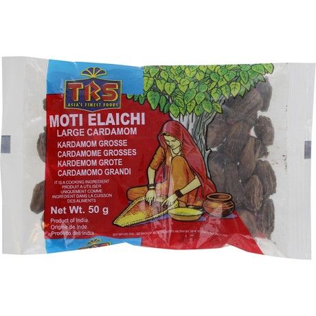 TRS Kardamom Schwarz Moti Elaichi 50g - Panda-Panda Asia Shop by JEN