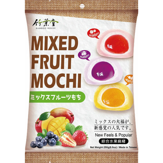 BAMBOO HOUSE Gemixte Früchte Mochi 250g - Panda-Panda Asia Shop by JEN