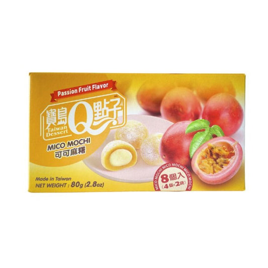Q-BRAND Mini Mochi Passionsfrucht 80g - Panda-Panda Asia Shop by JEN