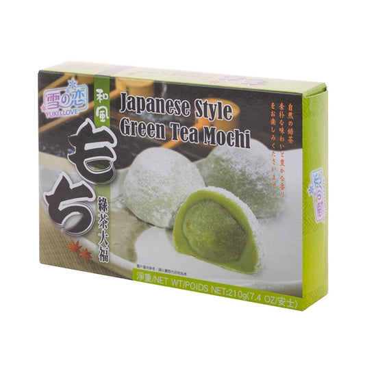 YUKI & LOVE Mochi Grüntee (Japan. Reiskuchen) 210g - Panda-Panda Asia Shop by JEN