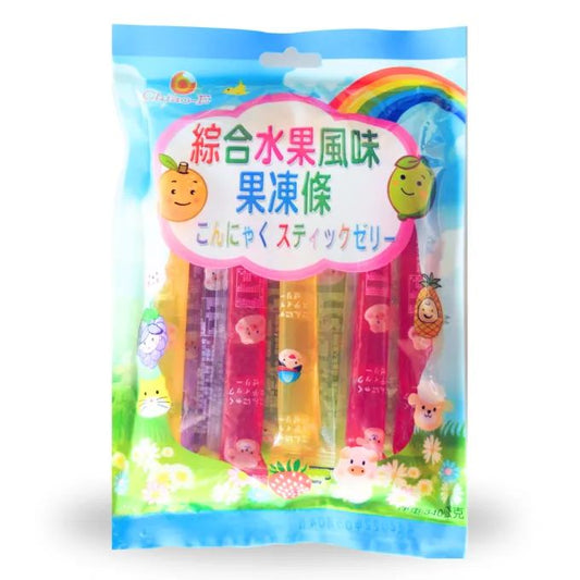 ChiaoE Fruit Jelly Straw Assorted 340g - Panda-Panda Asia Shop by JEN