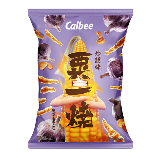CALBEE A-Corn Sticks – Knoblauch-Geschmack 80g - Panda-Panda Asia Shop by JEN