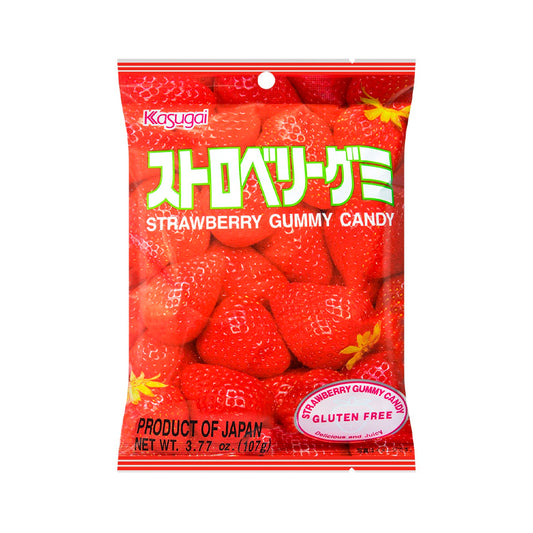 KASUGAI Fruchtgummi Erdbeergeschmack 102g - Panda-Panda Asia Shop by JEN