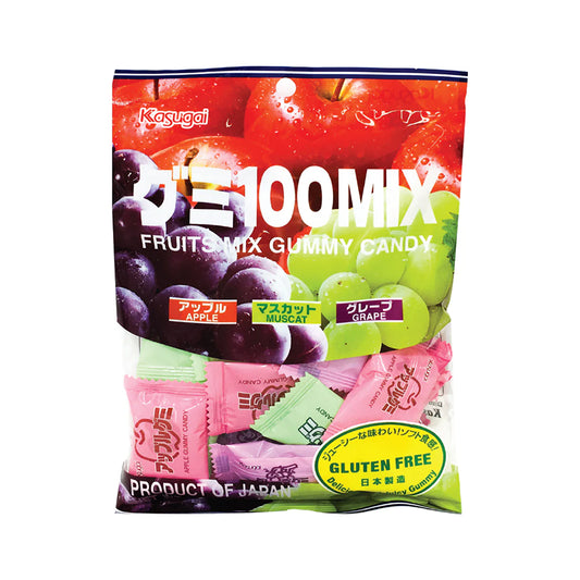 KASUGAI KASUGAI FRUTIA EX/K FRUIT MIX GUMMY 102g - Panda-Panda Asia Shop by JEN