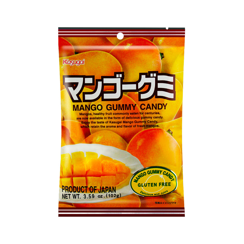 KASUGAI Fruchtgummi Mangogeschmack 102g - Panda-Panda Asia Shop by JEN