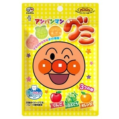 Anpanman Gumi (Apple, White Grape & Orange Gummy) 50g - Panda-Panda Asia Shop by JEN