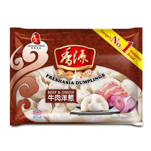 FRESH ASIA Dumplings Rind & Zwiebeln 400g - Panda-Panda Asia Shop by JEN