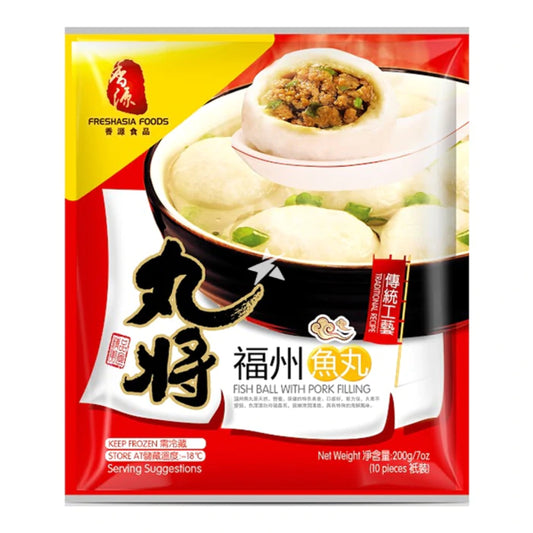 WJ Fischbälle mit Schweinefleisch Füllung 300g - Panda-Panda Asia Shop by JEN