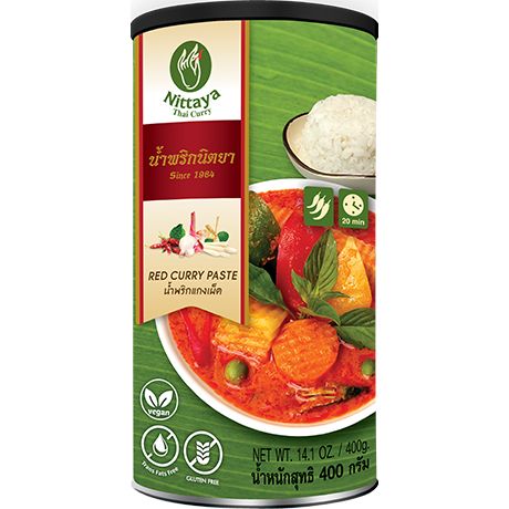 NITTAYA Currypaste Rot Vegan 400g