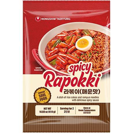 NONGSHIM Topokki mit Ramyun Spicy Rapokki 414g - Panda-Panda Asia Shop by JEN