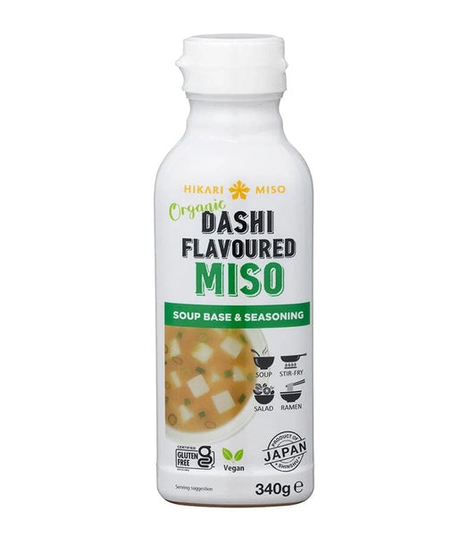 HIKARI Bio Miso Suppen Basis & Gewürzt Dashi Geschmack 340g - Panda-Panda Asia Shop by JEN