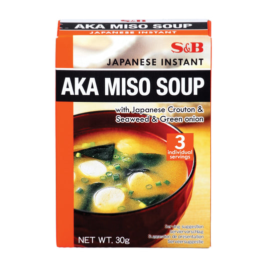 S&B Instant rote Miso Suppe 30g - Panda-Panda Asia Shop by JEN