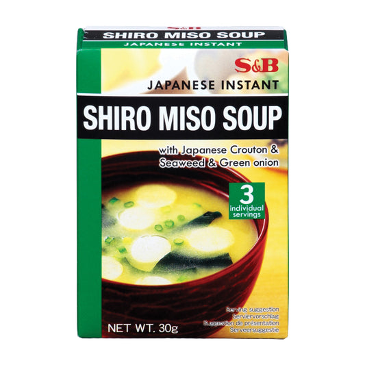 S&B Instant weiße Miso Suppe 30g - Panda-Panda Asia Shop by JEN
