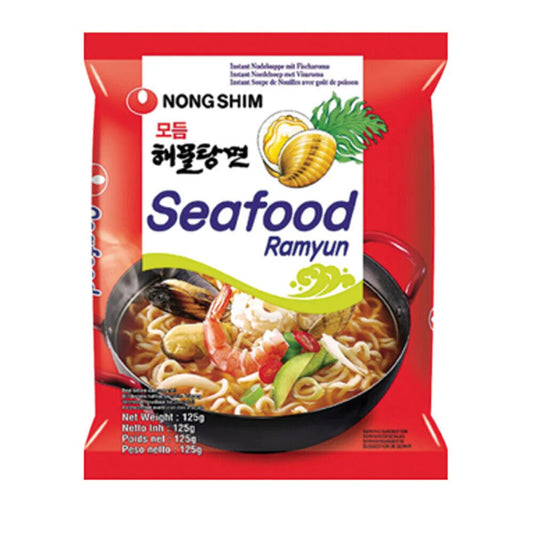 NONGSHIM Instant Nudeln Meeresfrüchte Ramyun 125g - Panda-Panda Asia Shop by JEN