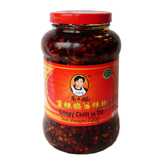 LAO GAN MA Knusprige Röstzwiebeln in Chiliöl 0.7kg - Panda-Panda Asia Shop by JEN