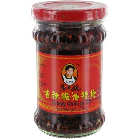 LAO GAN MA Knusprige Röstzwiebeln in Chiliöl 210g - Panda-Panda Asia Shop by JEN