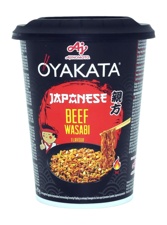 OYAKATA Instant Nudeln Rind Wasabi 93g - Panda-Panda Asia Shop by JEN