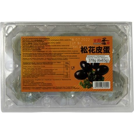 GOOSUN Enteneier Konserviert Tan 378g - Panda-Panda Asia Shop by JEN