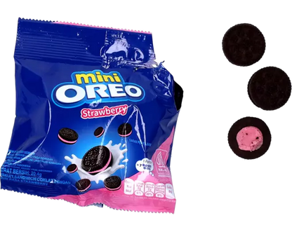 OREO Mini-Schokoladen-Sandwich-Kekse – Erdbeergeschmack 200g