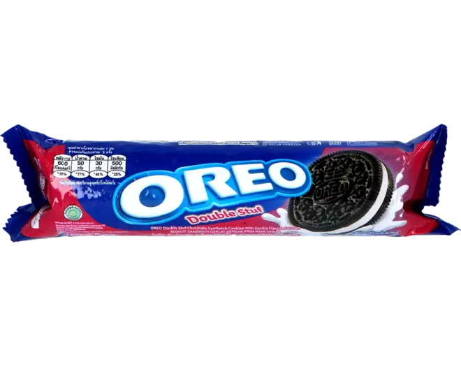 OREO Doppelte Schokoladen-Sandwich-Kekse in der Rolle - Vanillegeschmack 110g