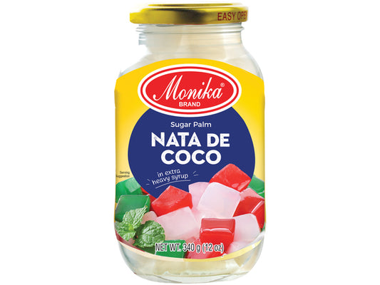 MONIKA Nata de Coco Weiß Stark Gezuckert 340g - Panda-Panda Asia Shop by JEN