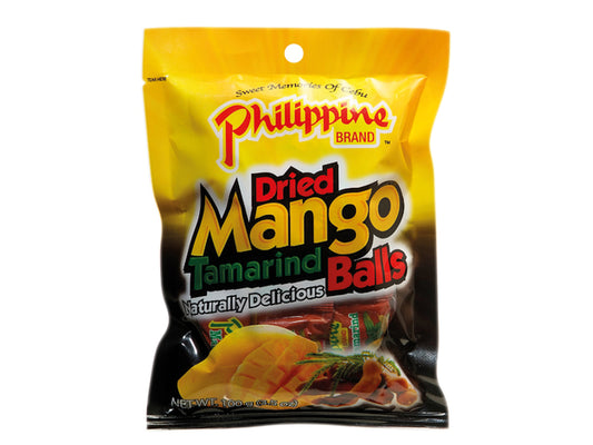 PHILIPPINE BRAND Getrocknete Mango-Tamarinden-Kügelchen 100g - Panda-Panda Asia Shop by JEN