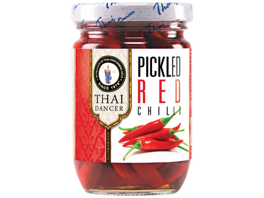 THAI DANCER Eingelegter Roter Chili 200g - Panda-Panda Asia Shop by JEN