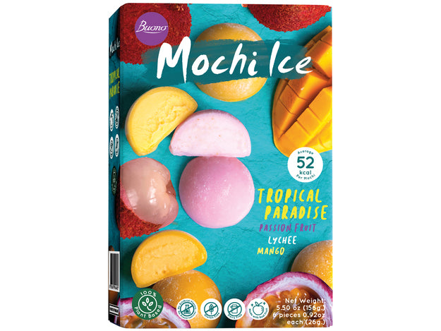 BUONO Mochi Eis Verschiedene Aromen Tropical 156g - Panda-Panda Asia Shop by JEN