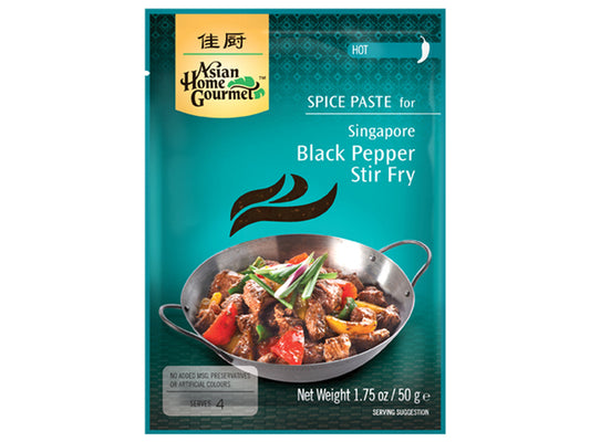 AHG Singapur Schwarze Pfeffer Wokgericht 50g