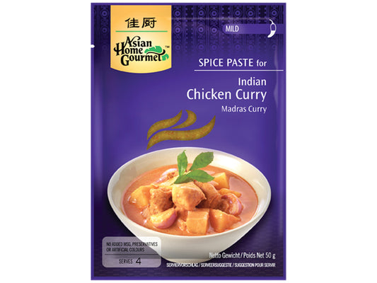 AHG Indisches Hühnercurry Würzpaste 50g - Panda-Panda Asia Shop by JEN
