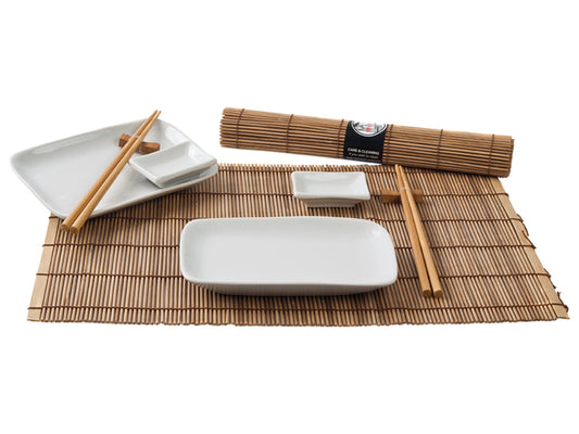 H&S Sushi Tischgeschirrset (Braun)