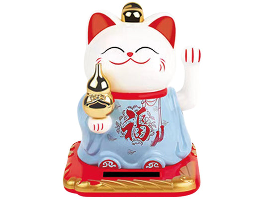 GOLDEN TURTLE NF Solar power Glückskatze A 8.3*10cm - Panda-Panda Asia Shop by JEN