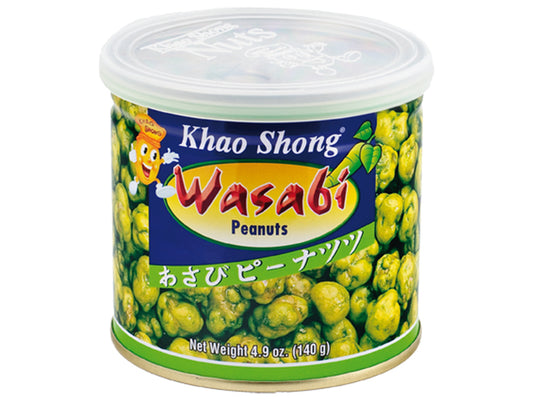 KHAO SHONG Krokante Wasabi Erdnüsse 140g - Panda-Panda Asia Shop by JEN