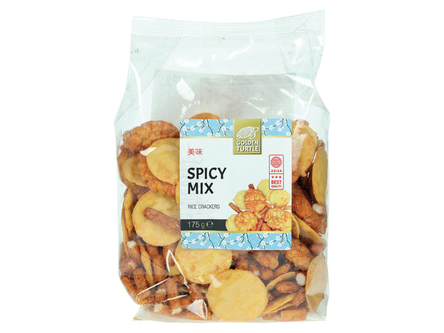 GOLDEN TURTLE Pikanter Reiscrackermix 175g - Panda-Panda Asia Shop by JEN
