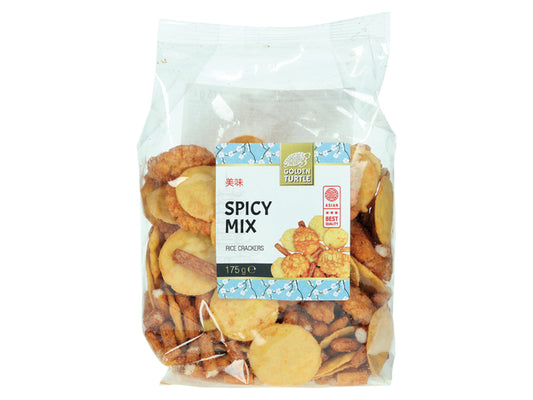 GOLDEN TURTLE Pikanter Reiscrackermix 175g - Panda-Panda Asia Shop by JEN