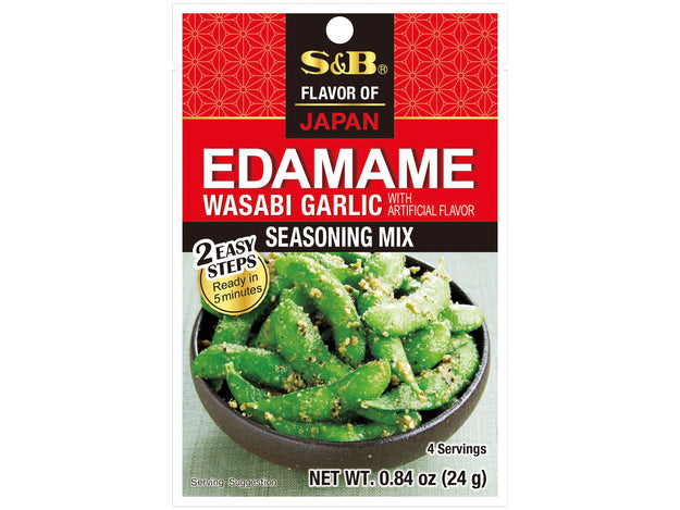 S&B Edamame Wasabi-Knoblauch-Gewürzmischung 24g - Panda-Panda Asia Shop by JEN