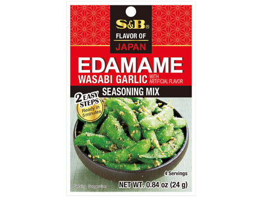 S&B Edamame Wasabi-Knoblauch-Gewürzmischung 24g - Panda-Panda Asia Shop by JEN